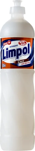 Embalagem do detergente Limpol Coco.