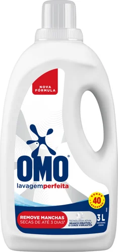 Embalagem de referência do OMO Líquido Lavagem Perfeita.
